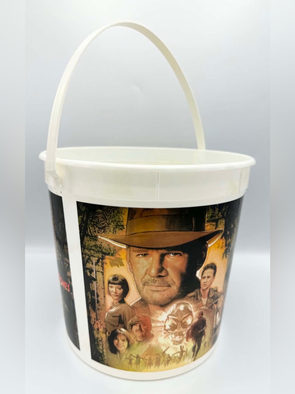 Indiana Jones Kingdom Crystal Skull Movie Theater Promo Popcorn Bucket
